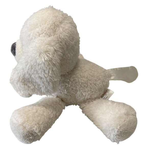 Baby GUND Fluffey Plush White Puppy Dog Stuffed Animal Soft Gift Nursery Decor - Picture 3 of 5